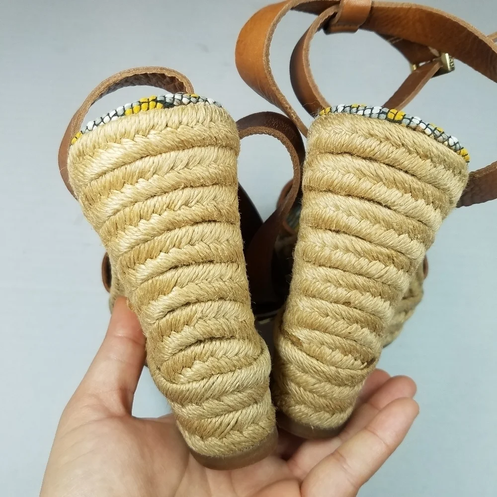 Tory Burch | Florian Wedge Platform Sandals size‎ 7